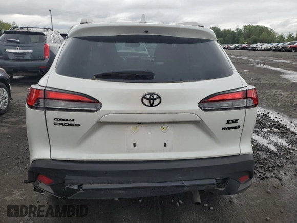 2024 Toyota Corolla Cross Hybrid S z VIN 7MUFBABG3RV025110, wystawiony jako Copart lot #54606865 z przebiegiem 6 218 mil mil oraz Szkoda całkowita • Salvage title. Historia ofert i sprzedaży dostępna na DreamBid. Obrazek 6.