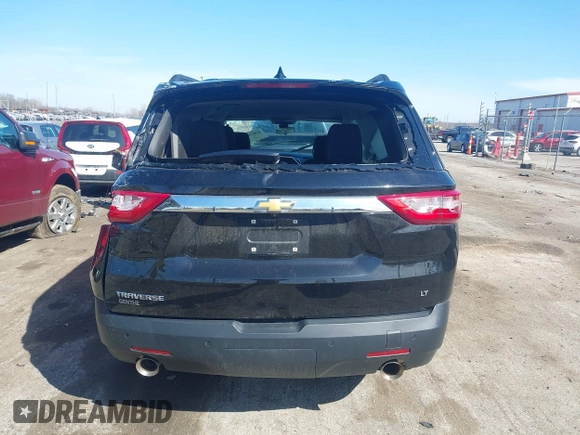 2021 Chevrolet Traverse LT Cloth with VIN 1GNERGKW5MJ197065, listed as a IAAI auction lot 41861029 with 57,992 mi miles. Bid and sale history available at carsss.com. Image 16.