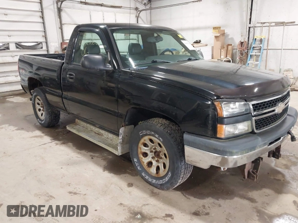 2006 Chevrolet Silverado 1500 Work Truck with VIN 3GCEK14X26G256335, listed as a IAAI auction lot 41827086 with 78,927 mi miles. Bid and sale history available at carsss.com. Image 1.