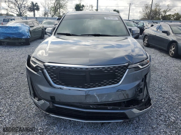 2021 Cadillac XT6 Luxury with VIN 1GYKPAR43MZ218946, listed as a Copart auction lot 46707485 with NaN miles and Salvage Title. Bid and sale history available at carsss.com. Image 5.