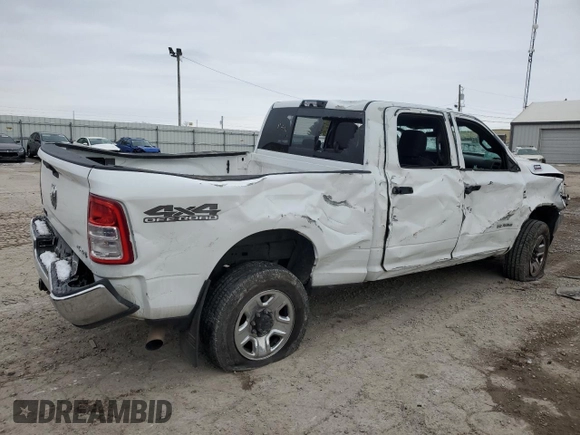 2022 Ram 2500 Tradesman with VIN 3C6UR5CL7NG138736, listed as a Copart auction lot 88311875 with 164,905 mi miles and Non Repairable. Bid and sale history available at carsss.com. Image 3.
