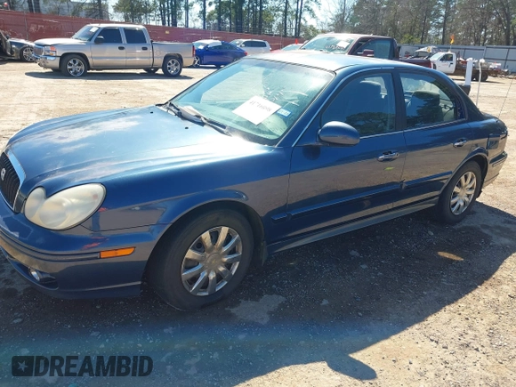 2003 Hyundai Sonata with VIN KMHWF25SX3A790609, listed as a IAAI auction lot 41716098 with 216,240 mi miles. Bid and sale history available at carsss.com. Image 2.