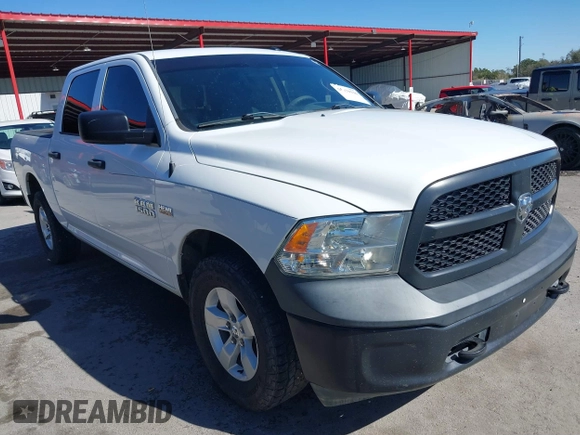2018 Ram 1500 Express with VIN 3C6RR7KT2JG207894, listed as a IAAI auction lot 41739136 with 105,280 mi miles and . Bid and sale history available at DreamBid. Image 1.