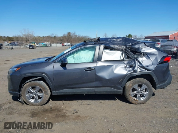 2023 Toyota RAV4 XLE with VIN 2T3P1RFV7PW369012, listed as a IAAI auction lot 41822325 with 57,527 mi miles. Bid and sale history available at carsss.com. Image 13.
