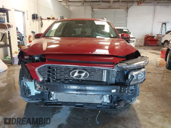 2021 Hyundai Kona Limited with VIN KM8K33A56MU601001, listed as a IAAI auction lot 41376076 with 33,169 mi miles. Bid and sale history available at carsss.com. Image 12.