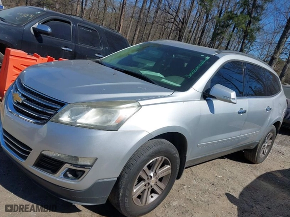 2015 Chevrolet Traverse LT with VIN 1GNKRGKD5FJ105196, listed as a IAAI auction lot 41655991 with 185,941 mi miles. Bid and sale history available at carsss.com. Image 2.