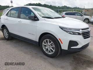 2023 Chevrolet Equinox LS with VIN 3GNAXHEG9PL195007, listed as a IAAI auction lot 42739566 with 23,680 mi miles and . Bid and sale history available at DreamBid. Image 1.