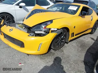 2018 Nissan 370Z Coupe Sport Tech with VIN JN1AZ4EH7JM571742, listed as a IAAI auction lot 41241303 with 45,126 mi miles. Bid and sale history available at carsss.com. Image 2.
