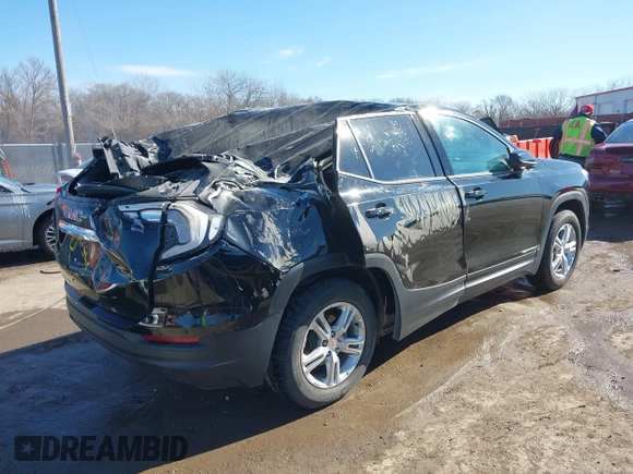 2018 GMC Terrain SLE with VIN 3GKALMEV9JL176383, listed as a IAAI auction lot 36237365 with 26,919 mi miles and . Bid and sale history available at carsss.com. Image 4.