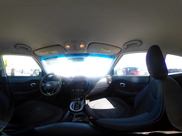 2014 Kia Soul with VIN KNDJN2A21E7721430, listed as a IAAI auction lot 41657615 with 1 mi miles. Bid and sale history available at carsss.com. Image 18.
