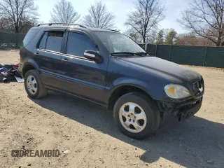 2002 Mercedes-Benz M 320/430/500 z VIN 4JGAB54EX2A324132, wystawiony jako Copart lot #48640075 z przebiegiem Nie podano mil oraz Nie do naprawy • Non repairable. Historia ofert i sprzedaży dostępna na DreamBid. Obrazek 4.