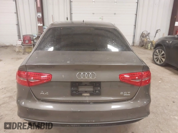2014 Audi A4 Premium Plus with VIN WAUFFAFL1EN004940, listed as a IAAI auction lot 41706912 with 72,527 mi miles. Bid and sale history available at carsss.com. Image 16.
