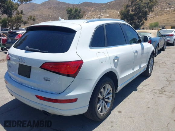 2016 Audi Q5 Premium Plus with VIN WA1L2AFP9GA118497, listed as a IAAI auction lot 42504138 with 155,419 mi miles and . Bid and sale history available at DreamBid. Image 4.