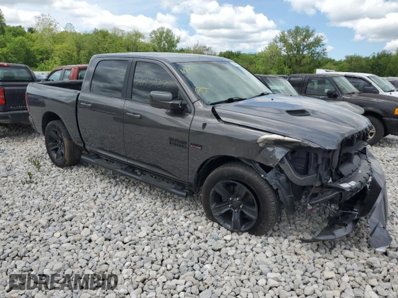 2017 Ram 1500 Night z VIN 1C6RR7MT0HS795181, wystawiony jako Copart lot #56459275 z przebiegiem 118 876 mil mil oraz Szkoda całkowita • Salvage title. Historia ofert i sprzedaży dostępna na DreamBid. Obrazek 4.