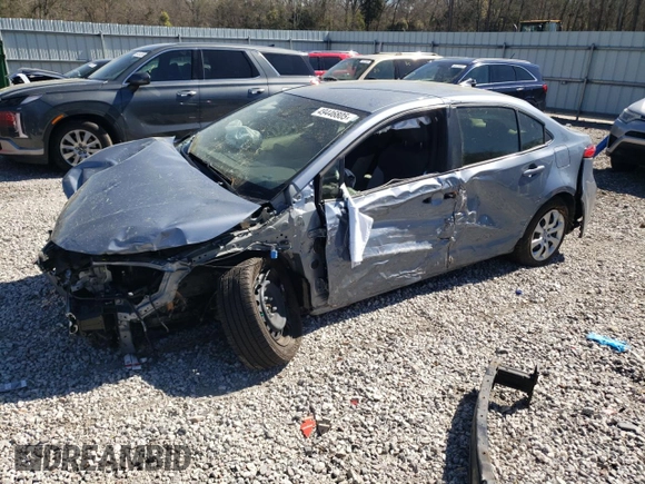 2022 Toyota Corolla LE with VIN JTDEPMAE2NJ225377, listed as a Copart auction lot 49446805 with 45,826 mi miles and Salvage Title. Bid and sale history available at carsss.com. Image 1.