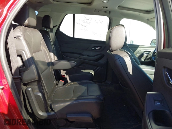 2021 Chevrolet Traverse Premier with VIN 1GNERKKW2MJ187256, listed as a IAAI auction lot 41678725 with 104,245 mi miles. Bid and sale history available at carsss.com. Image 8.