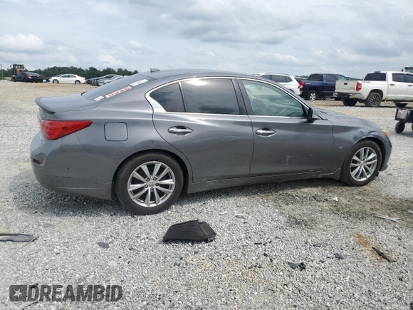 2014 Infiniti Q50 Premium z VIN JN1BV7AP7EM685244, wystawiony jako Copart lot #54710825 z przebiegiem 175 350 mil mil oraz Czysty tytuł • Clean title. Historia ofert i sprzedaży dostępna na DreamBid. Obrazek 3.