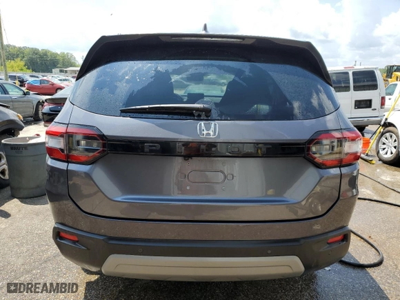 2024 Honda Pilot EX-L 8 Passenger with VIN 5FNYG2H40RB000225, listed as a Copart auction lot 65441274 with 0 mi miles and Salvage Title. Bid and sale history available at carsss.com. Image 6.