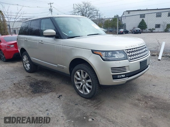 2014 Land Rover Range Rover HSE with VIN SALGS2WFXEA178248, listed as a IAAI auction lot 41890641 with 97,862 mi miles and . Bid and sale history available at DreamBid. Image 1.