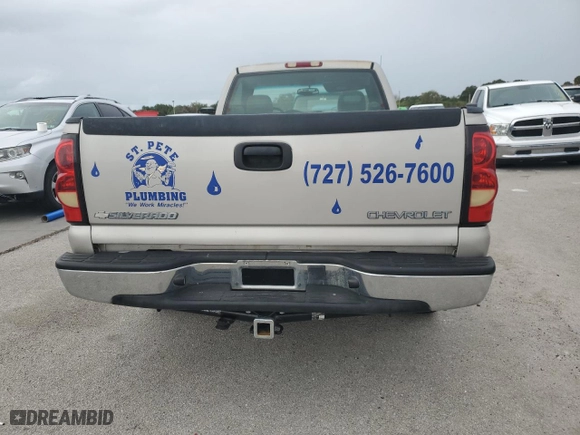 2004 Chevrolet Silverado 1500 LS with VIN 1GCEC14V04Z255175, listed as a Copart auction lot 77254964 with 0 mi miles and Salvage Title. Bid and sale history available at carsss.com. Image 6.