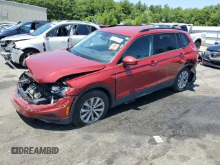 2018 Volkswagen Tiguan S with VIN 3VV0B7AX5JM209488, listed as a Copart auction lot 61195035 with Not provided miles and Salvage title. Bid and sale history available at DreamBid. Image 1.