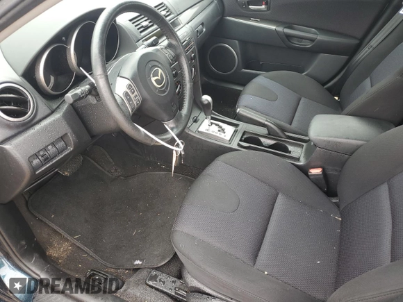 2007 Mazda 3 s Sport with VIN JM1BK323971762923, listed as a Copart auction lot 45624225 with 92,184 mi miles and Salvage Title. Bid and sale history available at carsss.com. Image 7.