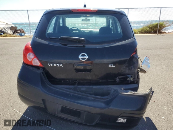 2009 Nissan Versa 1.8 SL with VIN 3N1BC13E49L407318, listed as a Copart auction lot 42192365 with 158,993 mi miles and Salvage Title. Bid and sale history available at carsss.com. Image 6.