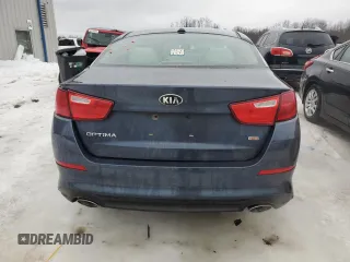 2015 Kia Optima LX with VIN 5XXGM4A76FG450748, listed as a Copart auction lot 45195535 with 235,270 mi miles and Salvage Title. Bid and sale history available at carsss.com. Image 6.