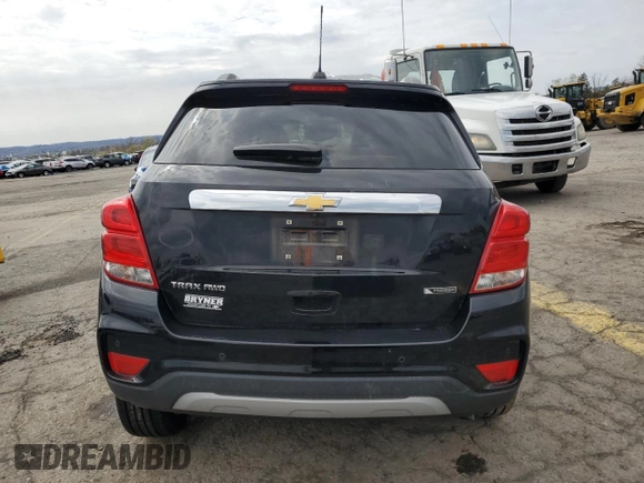 2018 Chevrolet Trax Premier with VIN 3GNCJRSB0JL369367, listed as a Copart auction lot 53155935 with 25,132 mi miles and Salvage Title. Bid and sale history available at carsss.com. Image 6.