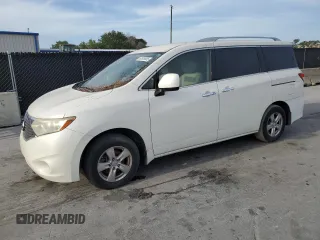 2015 Nissan Quest SV with VIN JN8AE2KP5F9130165, listed as a Copart auction lot 53928655 with 112,535 mi miles and Clean Title. Bid and sale history available at carsss.com. Image 1.