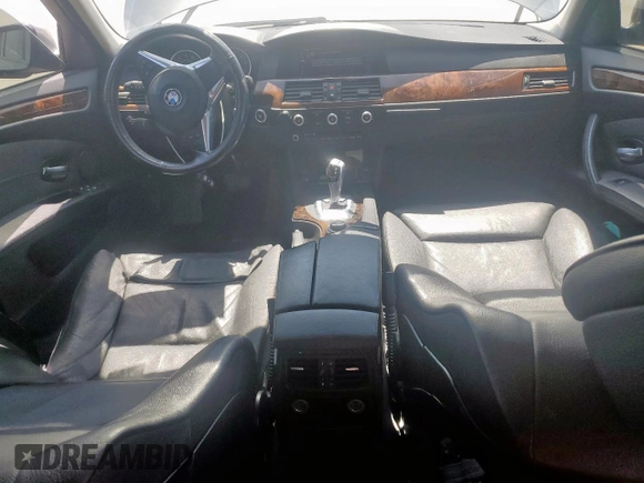 2010 BMW 5 Series 528i with VIN WBANU5C56AC460792, listed as a Copart auction lot 52634305 with Not Provided miles and Salvage Title. Bid and sale history available at carsss.com. Image 8.