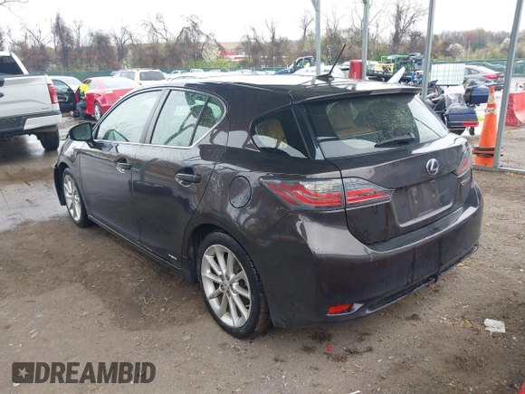 2013 Lexus CT 200h with VIN JTHKD5BH0D2167996, listed as a IAAI auction lot 41955293 with 200,378 mi miles and . Bid and sale history available at DreamBid. Image 3.