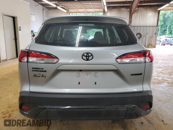 2024 Toyota Corolla Cross Hybrid S z VIN 7MUFBABG7RV035039, wystawiony jako Copart lot #56900825 z przebiegiem 6 331 mil mil oraz Szkoda całkowita • Salvage title. Historia ofert i sprzedaży dostępna na DreamBid. Obrazek 6.