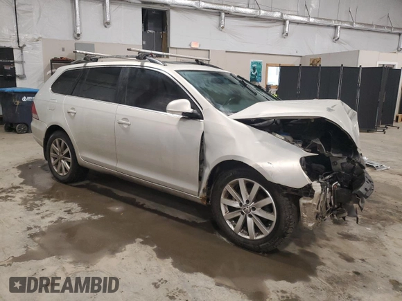 2010 Volkswagen Jetta SportWagen SE with VIN 3VWTZ7AJ9AM660794, listed as a Copart auction lot 50374215 with 0 mi miles and Salvage Title. Bid and sale history available at carsss.com. Image 4.
