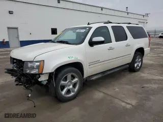 2012 Chevrolet Suburban LTZ with VIN 1GNSKKE70CR179507, listed as a Copart auction lot 85069214 with 206,167 mi miles and Salvage Title. Bid and sale history available at carsss.com. Image 1.