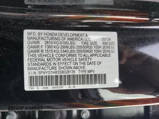 2025 Honda Pilot Elite z VIN 5FNYG1H83SB028135, wystawiony jako Copart lot #53022945 z przebiegiem 15 805 mil mil oraz Szkoda całkowita • Salvage title. Historia ofert i sprzedaży dostępna na DreamBid. Obrazek 15.