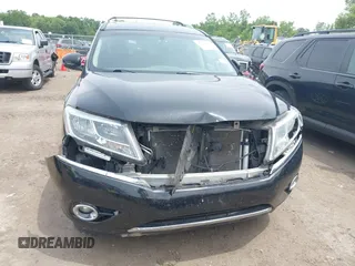 2013 Nissan Pathfinder Platinum with VIN 5N1AR2MM9DC605668, listed as a IAAI auction lot 42528542 with 142,956 mi miles and . Bid and sale history available at DreamBid. Image 6.