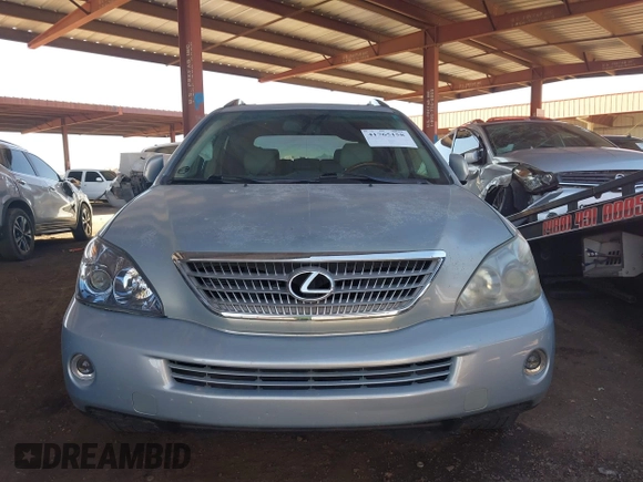 2008 Lexus RX 400h with VIN JTJGW31UX82006093, listed as a IAAI auction lot 41765158 with 191,977 mi miles and . Bid and sale history available at DreamBid. Image 6.