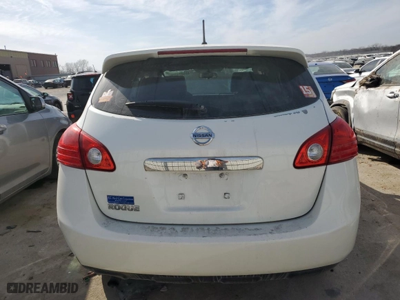 2012 Nissan Rogue S with VIN JN8AS5MT6CW285311, listed as a Copart auction lot 48587485 with 151,830 mi miles and Salvage Title. Bid and sale history available at carsss.com. Image 6.