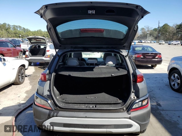 2023 Hyundai Kona SEL with VIN KM8K62AB0PU982954, listed as a Copart auction lot 47078835 with 19,102 mi miles and Salvage Title. Bid and sale history available at DreamBid. Image 6.