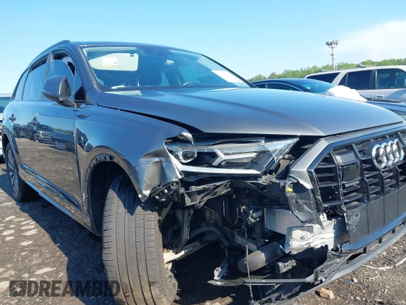 2022 Audi Q7 Premium Plus with VIN WA1LJBF77ND000677, listed as a IAAI auction lot 42265309 with 59,412 mi miles and . Bid and sale history available at DreamBid. Image 6.