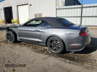 2022 Ford Mustang EcoBoost with VIN 1FATP8UH6N5107447, listed as a Copart auction lot 53329815 with 35,528 mi miles and Salvage title. Bid and sale history available at DreamBid. Image 2.