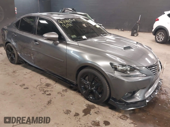 2015 Lexus IS 350 z VIN JTHCE1D27F5006890, wystawiony jako IAAI lot #42449096 z przebiegiem 96 525 mil mil oraz . Historia ofert i sprzedaży dostępna na DreamBid. Obrazek 1.
