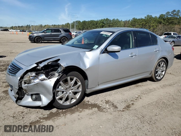 2012 Infiniti G37 Sedan Journey with VIN JN1CV6APXCM934681, listed as a Copart auction lot 49583055 with 87,475 mi miles and Salvage Title. Bid and sale history available at carsss.com. Image 1.