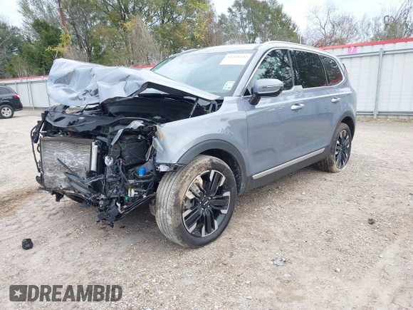 2023 Kia Telluride SX Prestige X-Line z VIN 5XYP5DGCXPG399768, wystawiony jako IAAI lot #41268192 z przebiegiem 19 284 mil mil oraz . Historia ofert i sprzedaży dostępna na DreamBid. Obrazek 18.