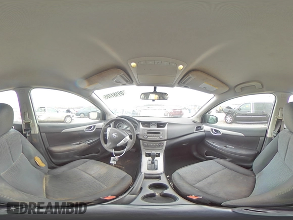 2014 Nissan Sentra SV with VIN 3N1AB7AP6EY255481, listed as a Copart auction lot 89181725 with 206,869 mi miles and Salvage Title. Bid and sale history available at DreamBid. Image 13.