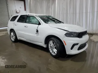 2022 Dodge Durango GT Plus with VIN 1C4RDHDG0NC226031, listed as a Copart auction lot 88342545 with Not Provided miles and Non Repairable. Bid and sale history available at DreamBid. Image 4.