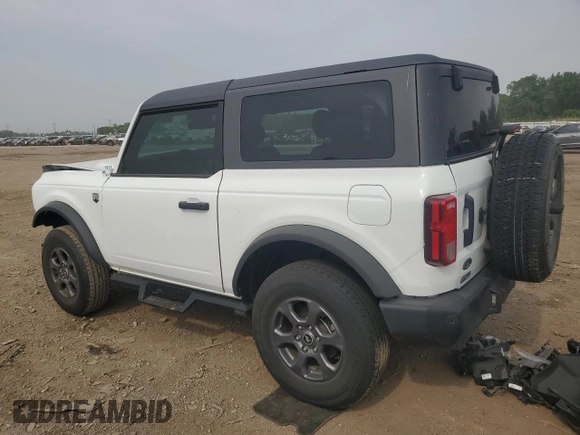 2021 Ford Bronco z VIN 1FMDE5AP9MLB01971, wystawiony jako Copart lot #60787155 z przebiegiem 35 097 mil mil oraz Szkoda całkowita • Salvage title. Historia ofert i sprzedaży dostępna na DreamBid. Obrazek 2.