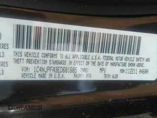 2014 Jeep Patriot High Altitude с VIN 1C4NJPFA3ED681685, выставлен на аукционе IAAI как лот 42538985 с пробегом 154 745 миль миль и . История ставок и продаж доступна на DreamBid. Изображение 9.