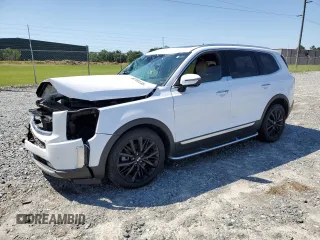 2021 Kia Telluride SX with VIN 5XYP54HC8MG152954, listed as a Copart auction lot 52153235 with 35,232 mi miles and Salvage title. Bid and sale history available at DreamBid. Image 1.